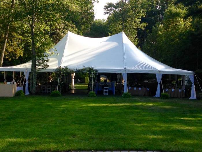 Outdoor Wedding in Saddle River, NJ by The Little Flower Shoppe