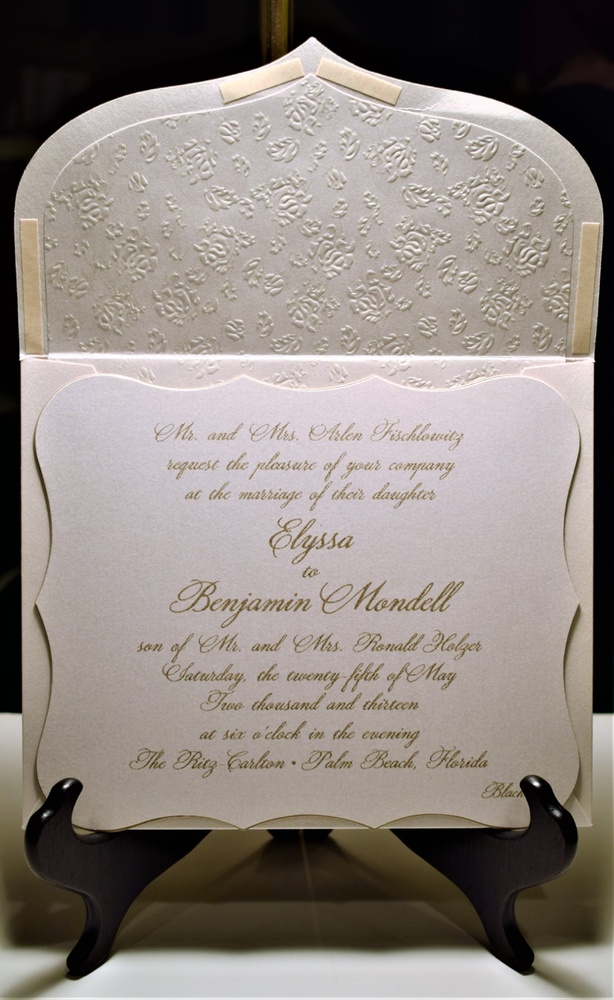 Custom Wedding Invitations by Muriel Meiskin | Freehold, New Jersey