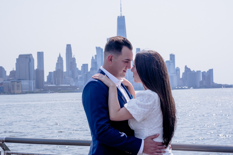 Pretty City Photos In This NJ Engagement Session