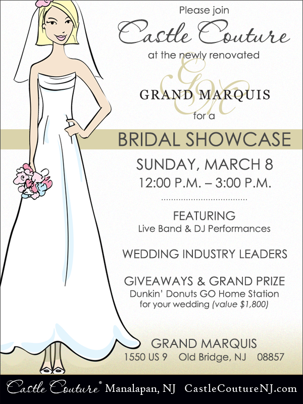 Join Castle Couture at Bridal Showcase