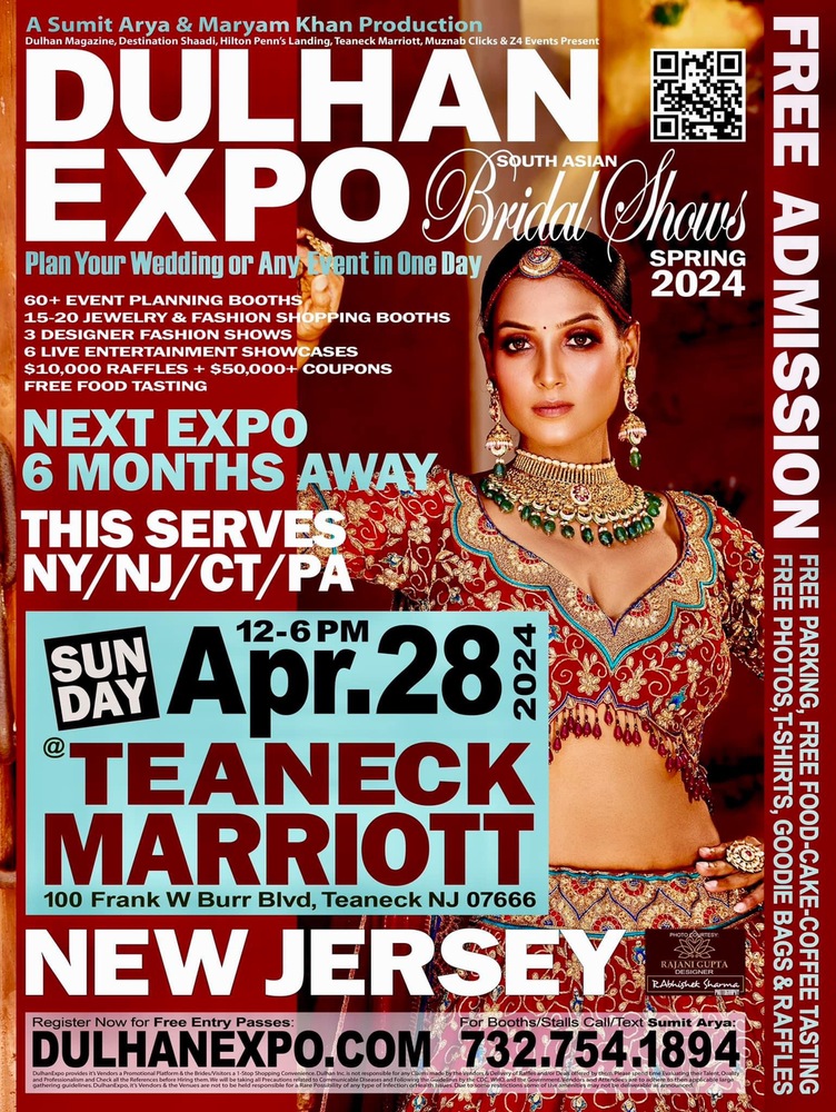 Dulhan Expo South Asian Bridal Show at Teaneck Marriott