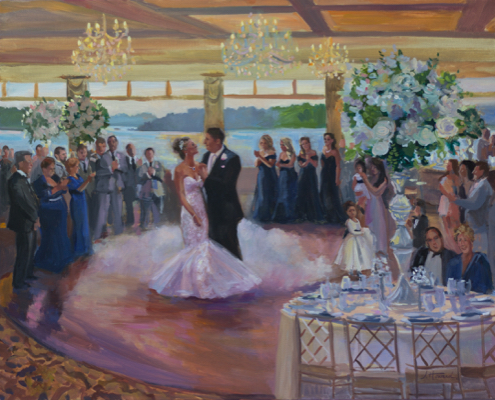Live Event Painting by J. Howard Studios in Warwick NY