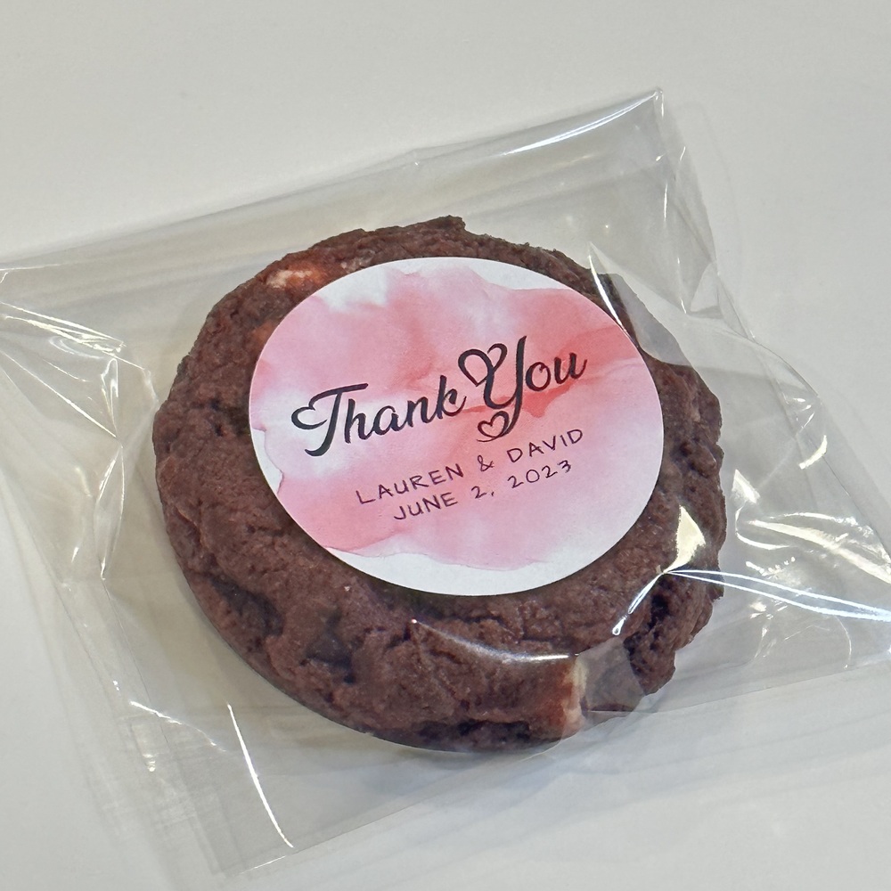 Individually wrapped cookie favors