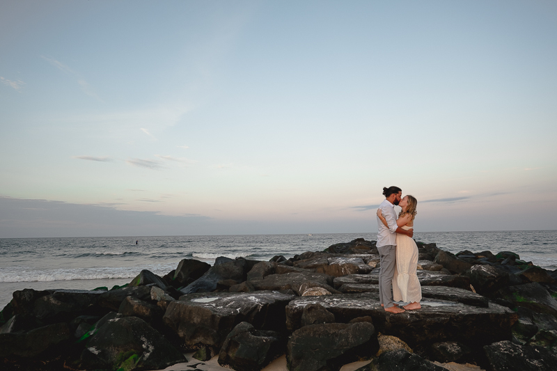 Stunning Beach Session By Our Philadelphia Engagement Photographers