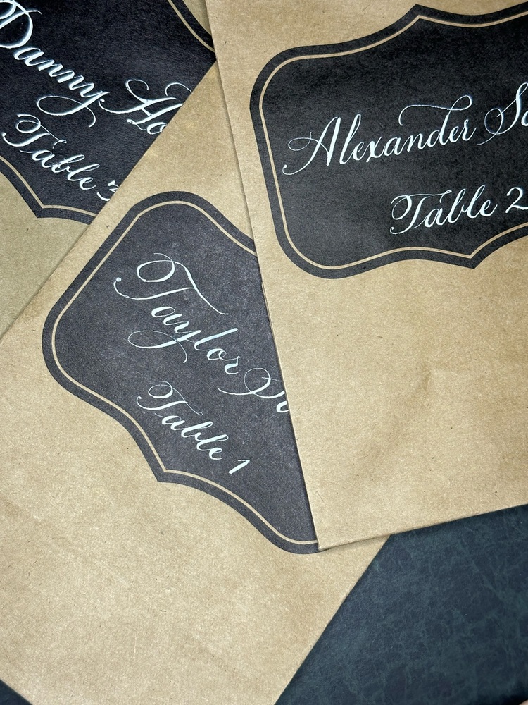 Unique Escort Cards for Weddings and Parties