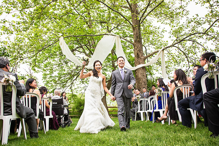 Wedding Ceremony at Crossed Keys Estate, Andover, NJ