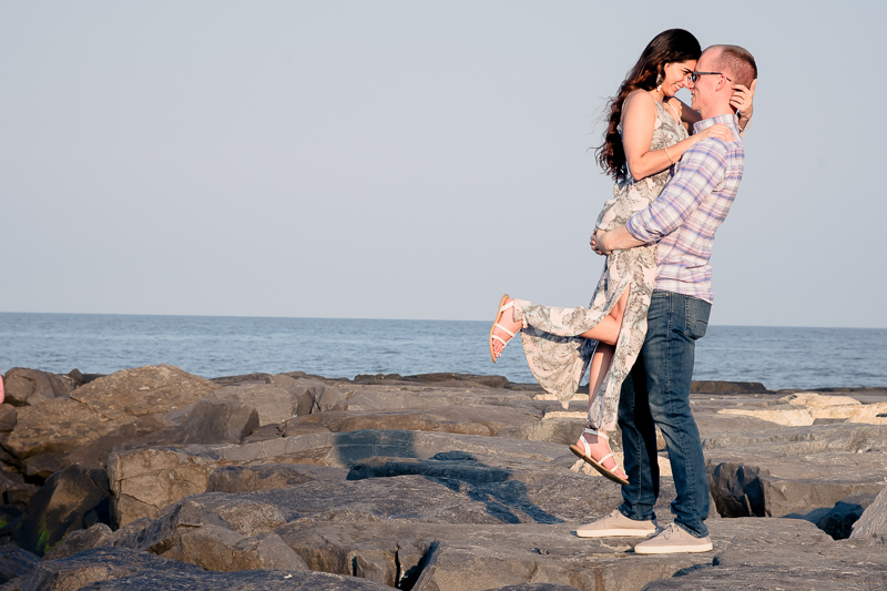 Adorable Session By The Shore With Our NJ Engagement Photographers