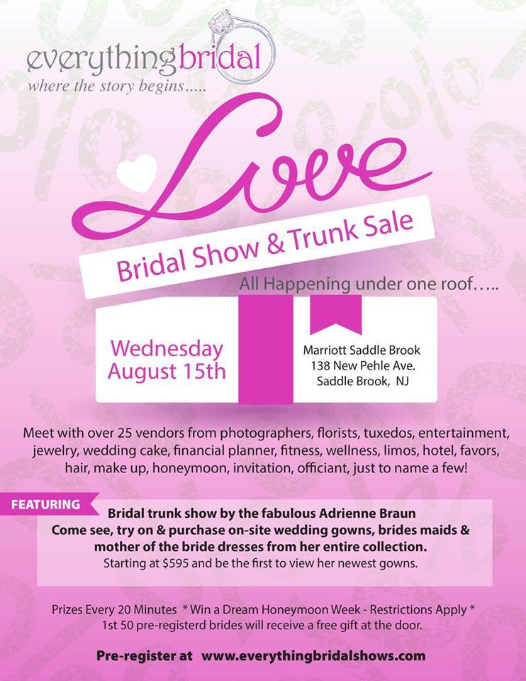 Everything Bridal Bergen County Bridal Show & Trunk Sale