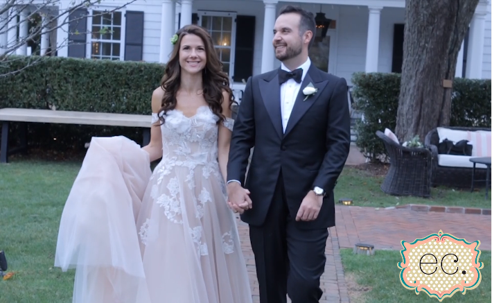 Amanda and Christopher's Wedding Videography at Topping Rose House