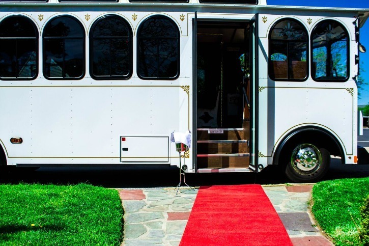Shore Luxury Limos Introduces the White Trolley for NJ Weddings & Events