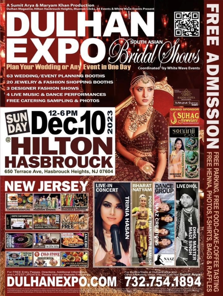 Dulhan Expo South Asian Bridal Show at the Hilton Hasbrouck Heights