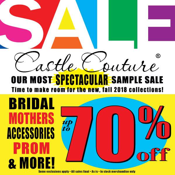 Summer Sample Sale at Castle Couture