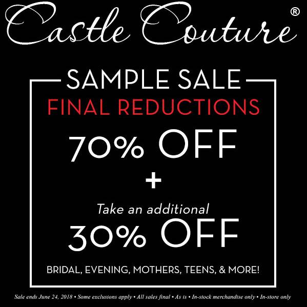 SAMPLE SALE ENDING: Now Take an Extra 30% Off!
